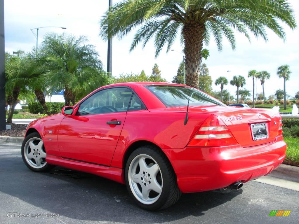 1999 Magma Red MercedesBenz SLK 230 Kompressor Roadster 22137900