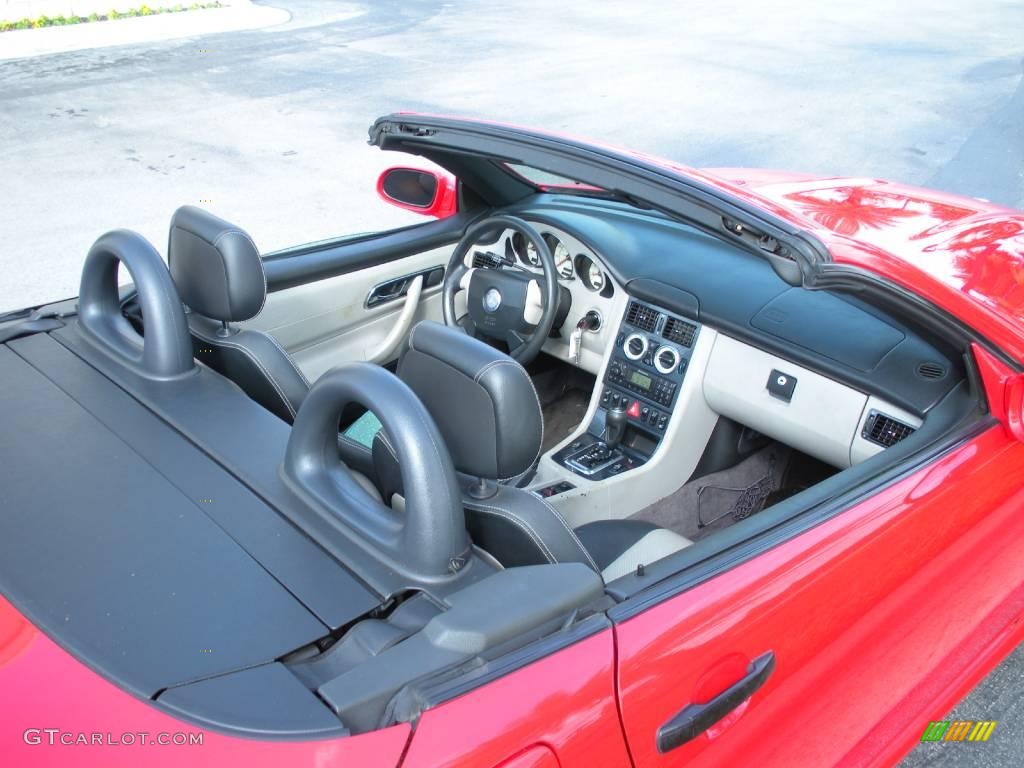 1999 SLK 230 Kompressor Roadster - Magma Red / Oyster photo #11