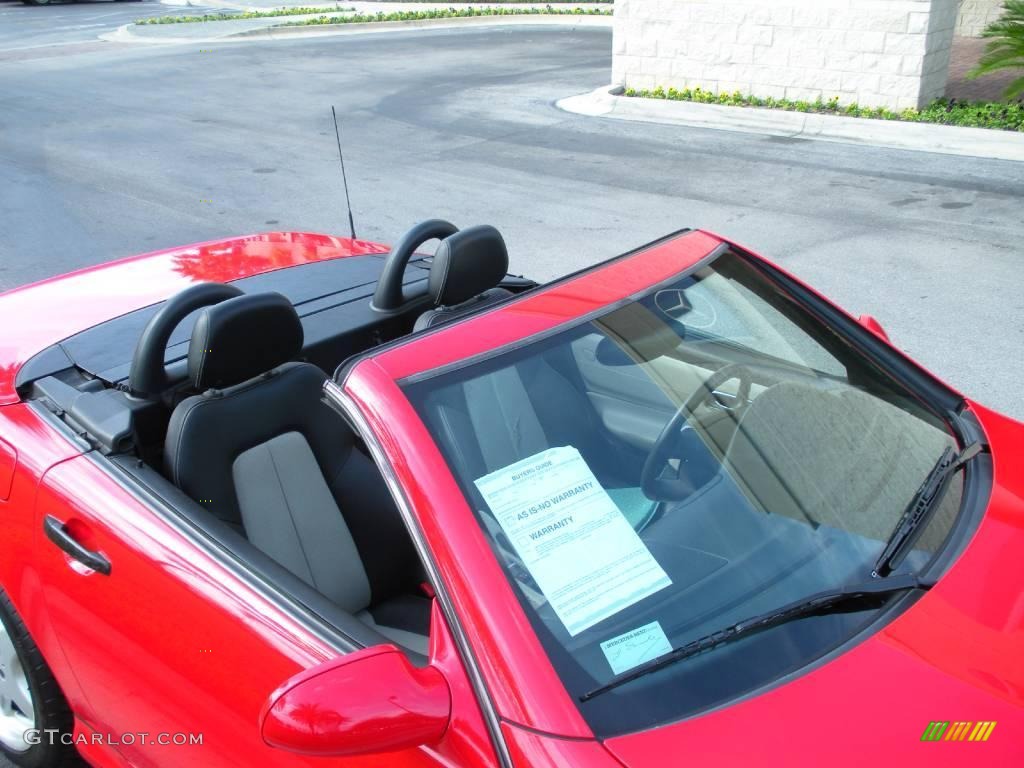 1999 SLK 230 Kompressor Roadster - Magma Red / Oyster photo #12