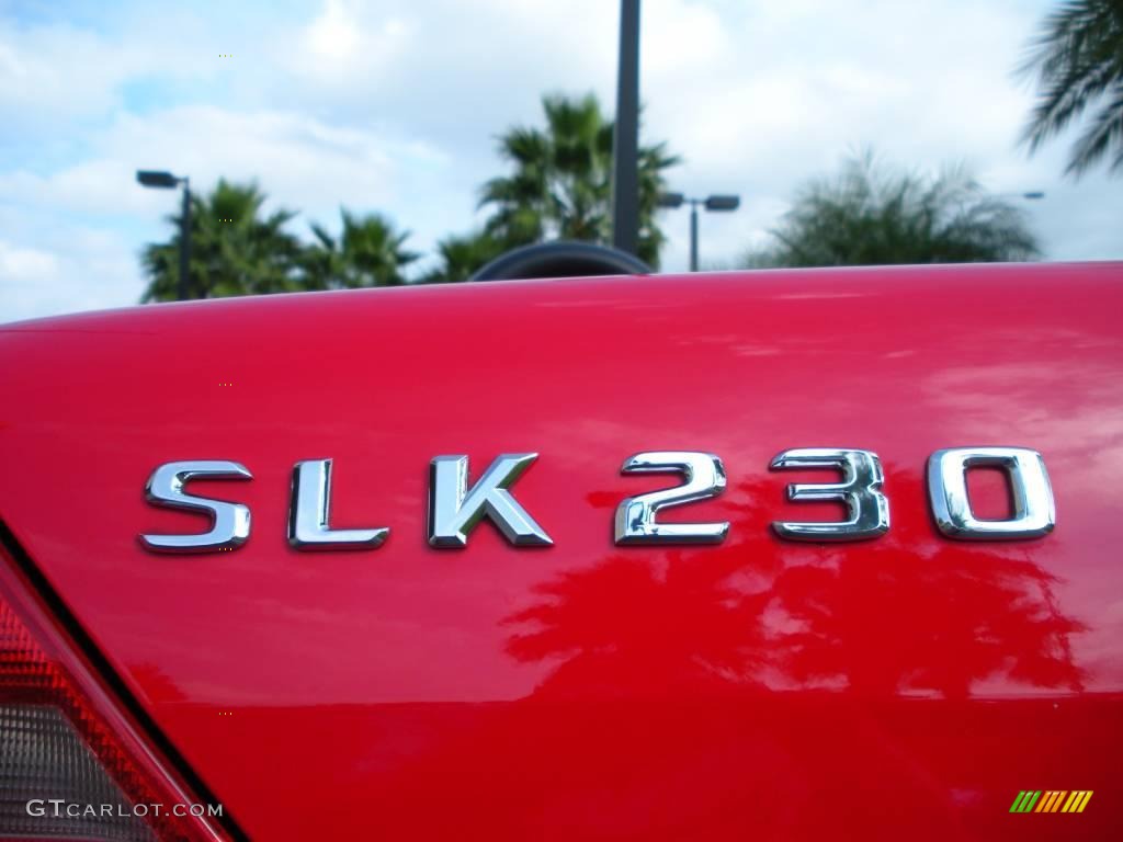 1999 SLK 230 Kompressor Roadster - Magma Red / Oyster photo #14