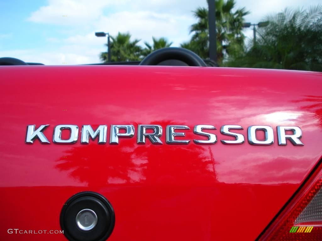 1999 SLK 230 Kompressor Roadster - Magma Red / Oyster photo #15