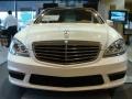 2010 Diamond White Metallic Mercedes-Benz S 63 AMG Sedan  photo #2