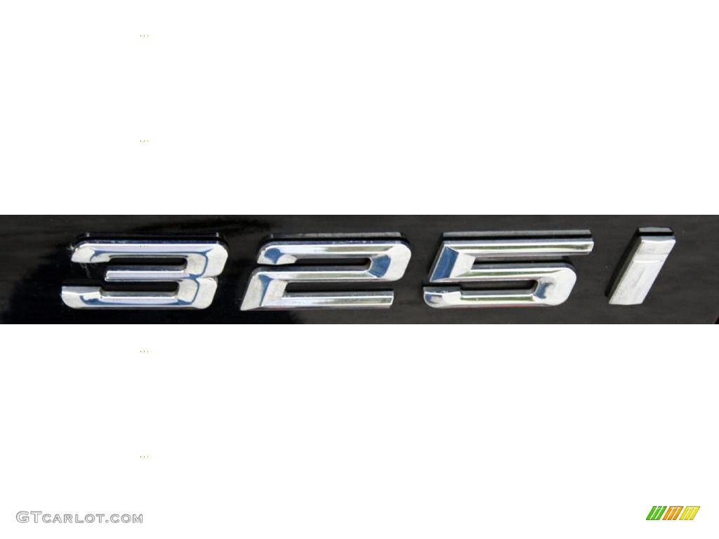 2003 3 Series 325i Sedan - Jet Black / Natural Brown photo #30