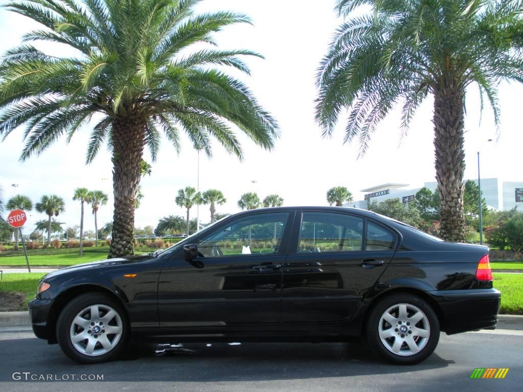 2003 3 Series 325i Sedan - Jet Black / Black photo #1