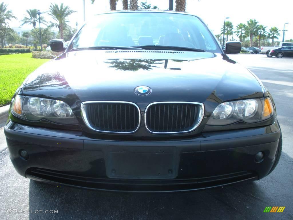 2003 3 Series 325i Sedan - Jet Black / Black photo #3