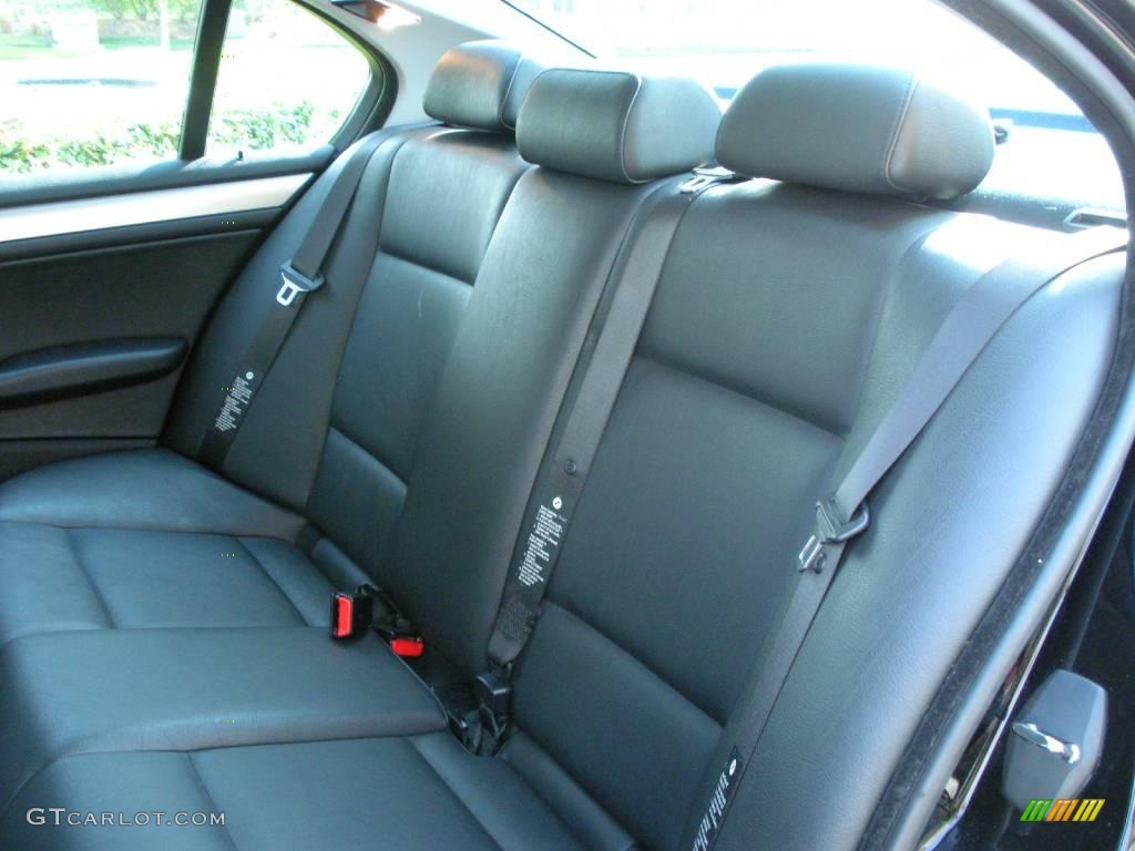 2003 3 Series 325i Sedan - Jet Black / Black photo #14