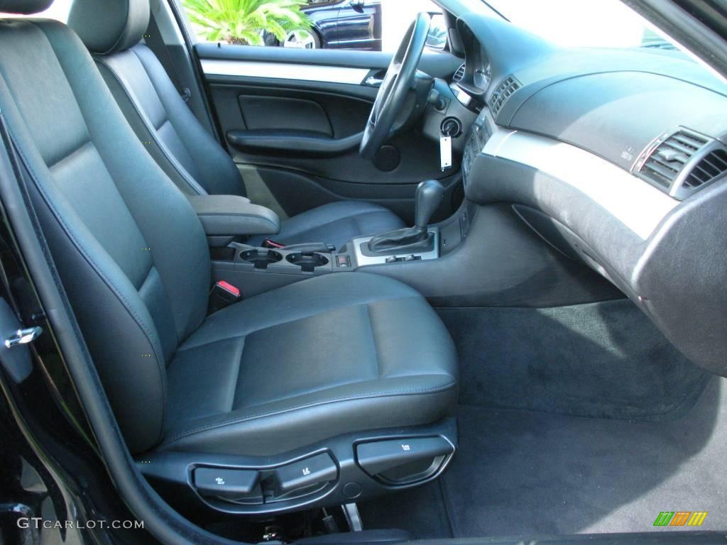 2003 3 Series 325i Sedan - Jet Black / Black photo #15