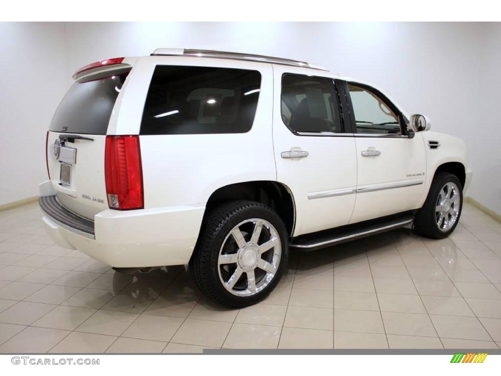 2008 Escalade AWD - White Diamond / Cocoa/Light Cashmere photo #7