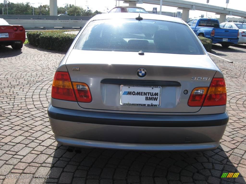 2004 3 Series 325i Sedan - Silver Grey Metallic / Black photo #6