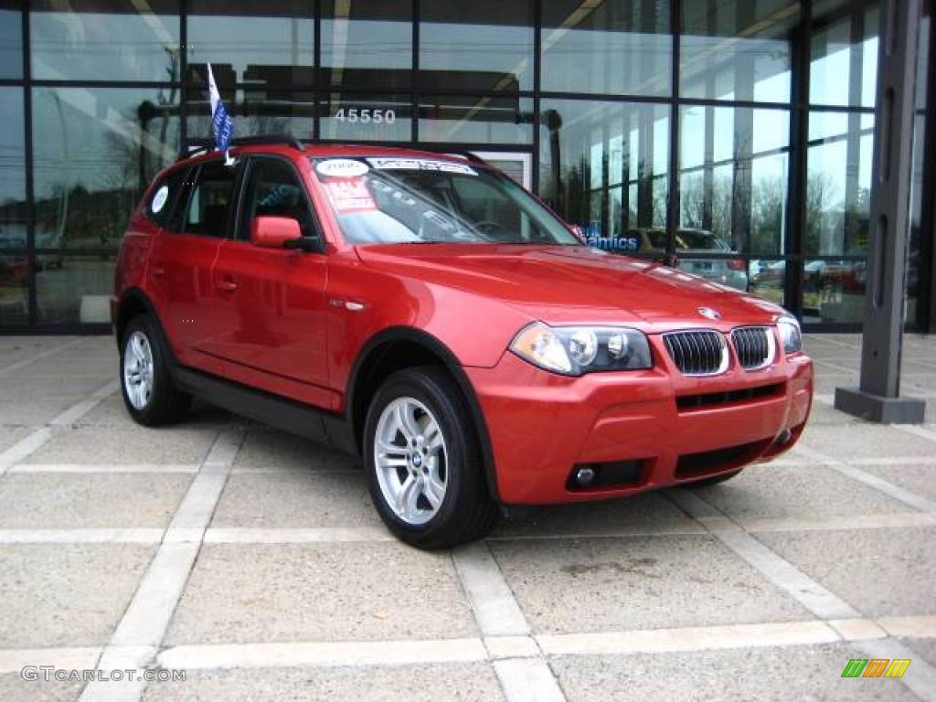 Flamenco Red Metallic BMW X3