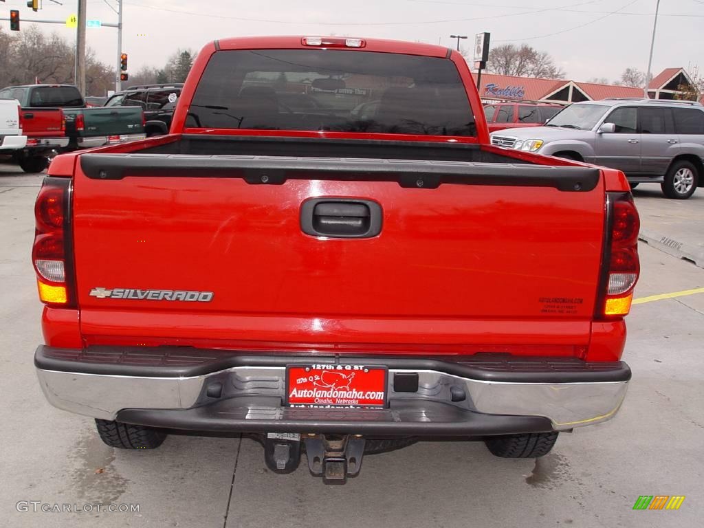 2006 Silverado 1500 LT Extended Cab 4x4 - Victory Red / Dark Charcoal photo #20