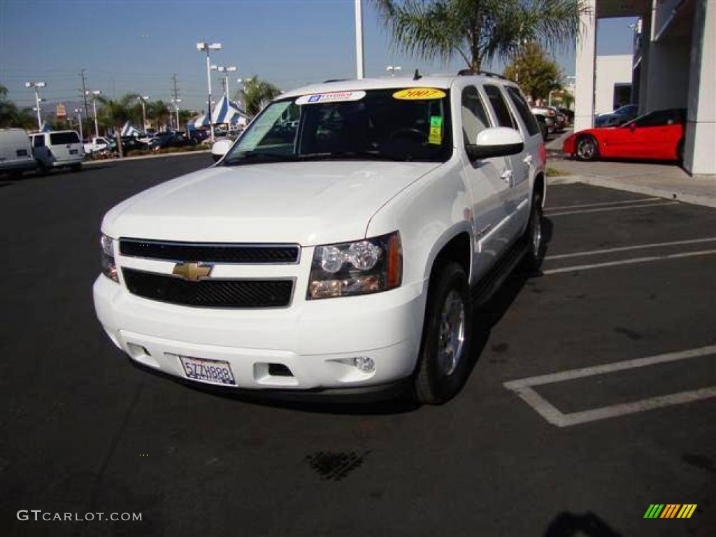 2007 Tahoe LT - Summit White / Ebony photo #4