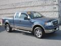 2005 Medium Wedgewood Blue Metallic Ford F150 Lariat SuperCab 4x4  photo #1