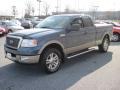 2005 Medium Wedgewood Blue Metallic Ford F150 Lariat SuperCab 4x4  photo #3