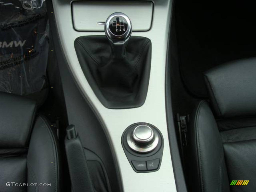 2007 3 Series 328xi Coupe - Space Gray Metallic / Black photo #16
