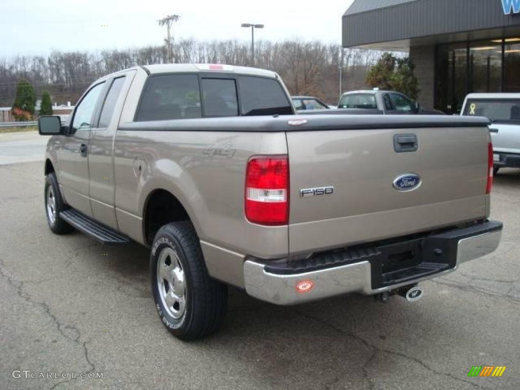 2005 F150 XLT SuperCab 4x4 - Arizona Beige Metallic / Tan photo #2