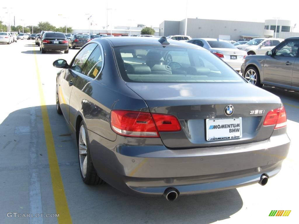 2007 3 Series 335i Coupe - Sparkling Graphite Metallic / Black photo #2