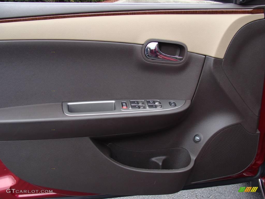 2008 Malibu LTZ Sedan - Red Jewel Tint Coat / Cocoa/Cashmere Beige photo #12