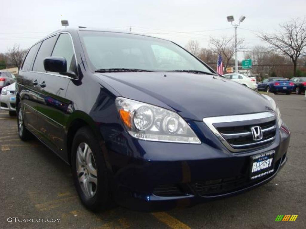 2006 Odyssey EX-L - Midnight Blue Pearl / Black photo #15