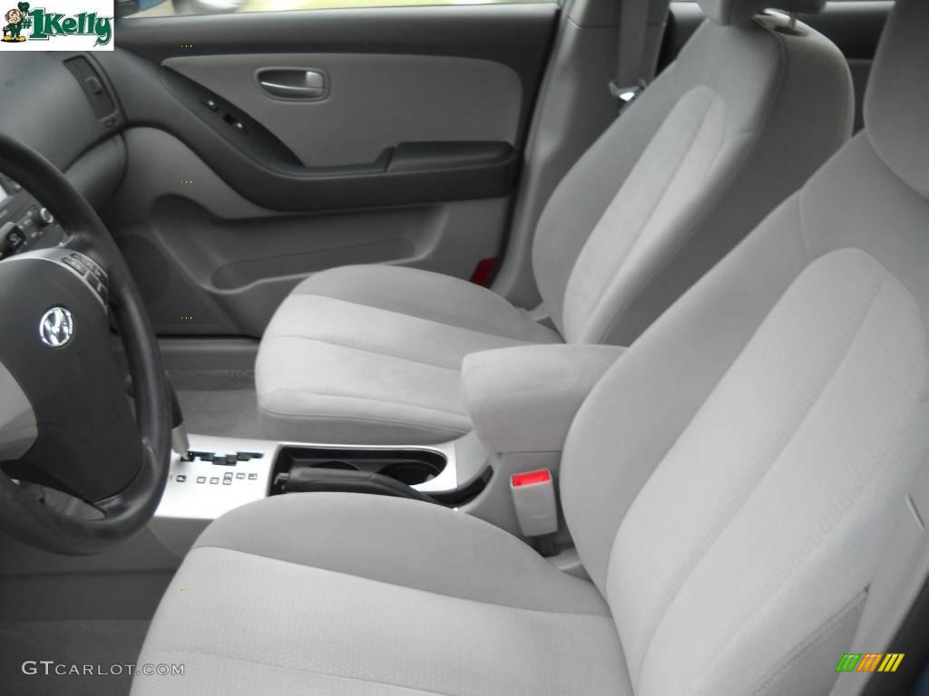 2007 Elantra GLS Sedan - Seattle Light Blue / Gray photo #9