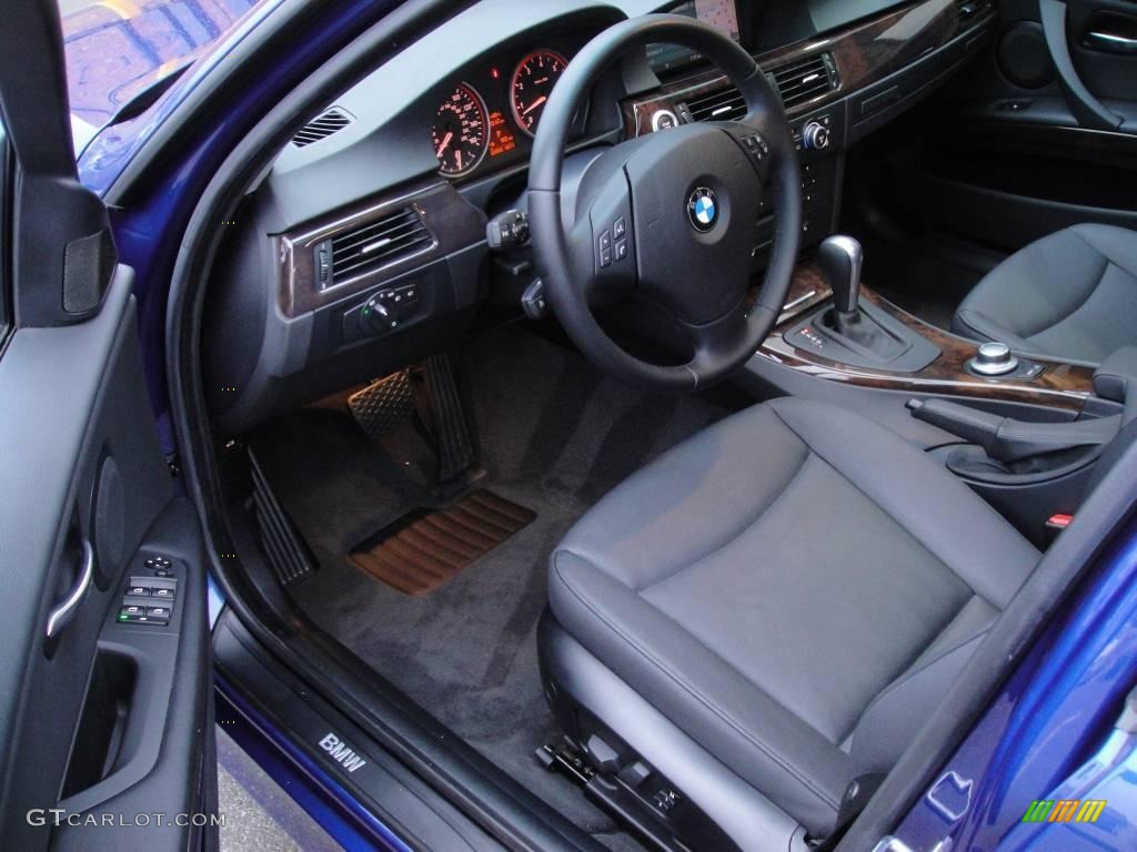 2007 3 Series 328xi Sedan - Montego Blue Metallic / Black photo #10