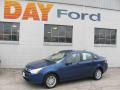 2009 Vista Blue Metallic Ford Focus SE Sedan  photo #1