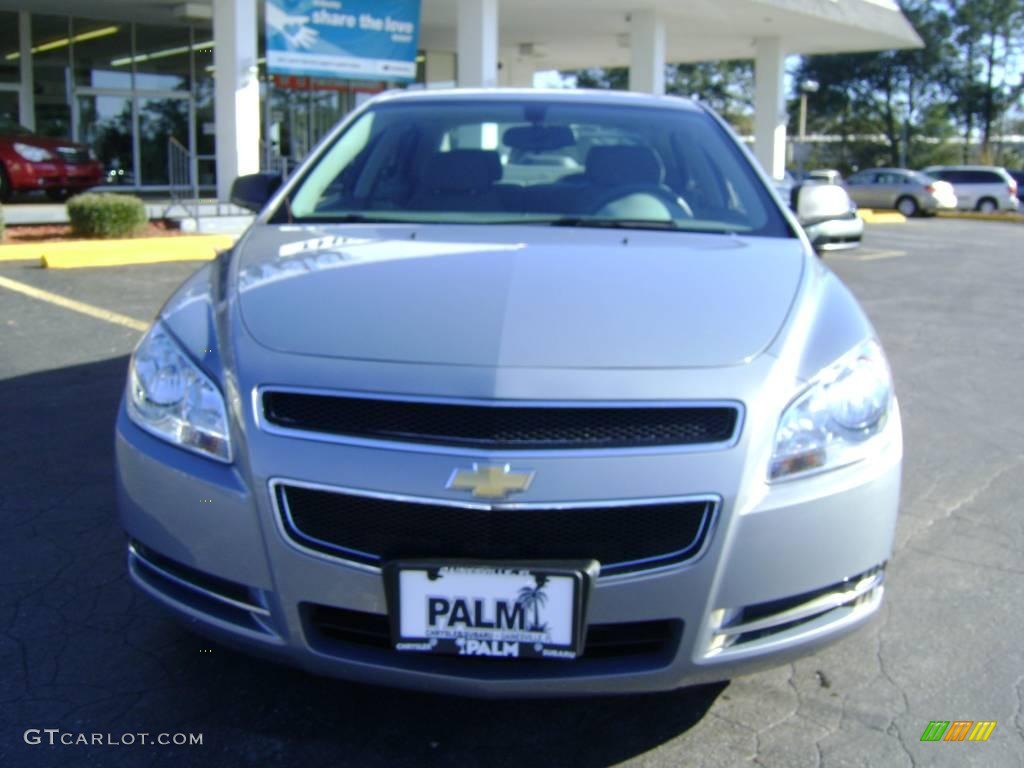 2008 Malibu LS Sedan - Golden Pewter Metallic / Titanium Gray photo #2