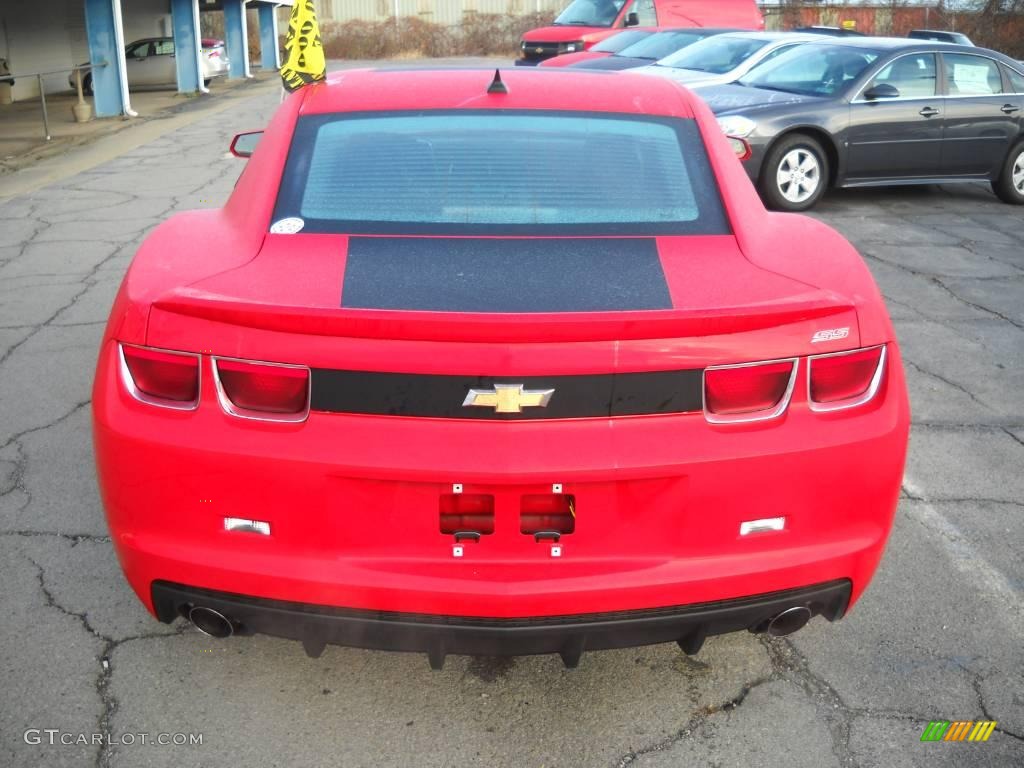2010 Camaro SS/RS Coupe - Victory Red / Black photo #3