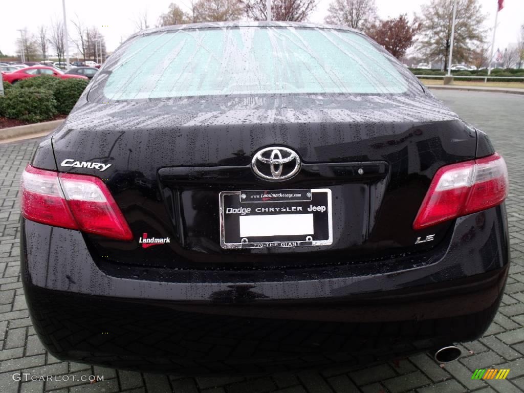 2007 Camry LE - Black / Ash photo #4