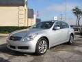 2008 Liquid Platinum Silver Infiniti G 35 Journey Sedan  photo #3