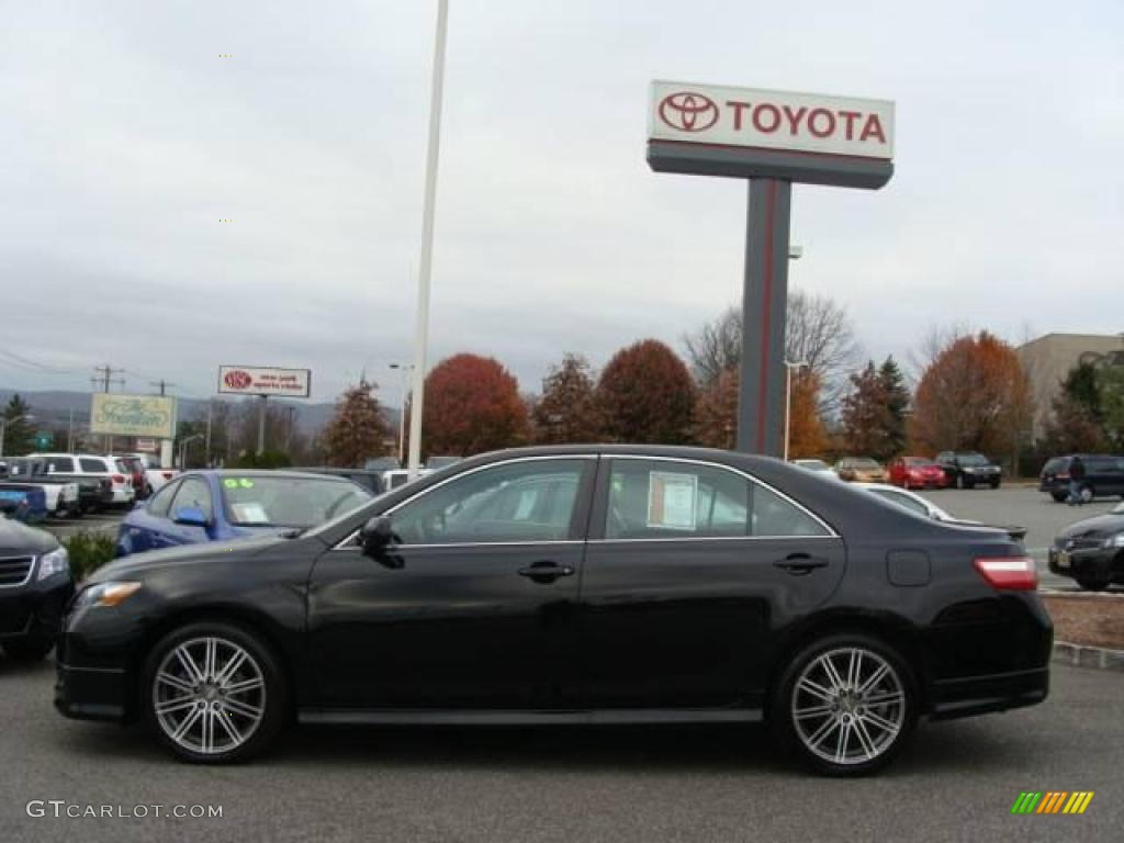 2007 Camry SE V6 - Black / Ash photo #3