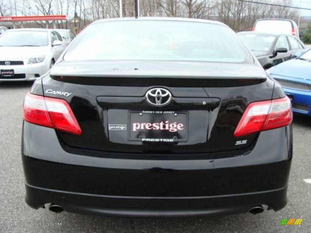 2007 Camry SE V6 - Black / Ash photo #5