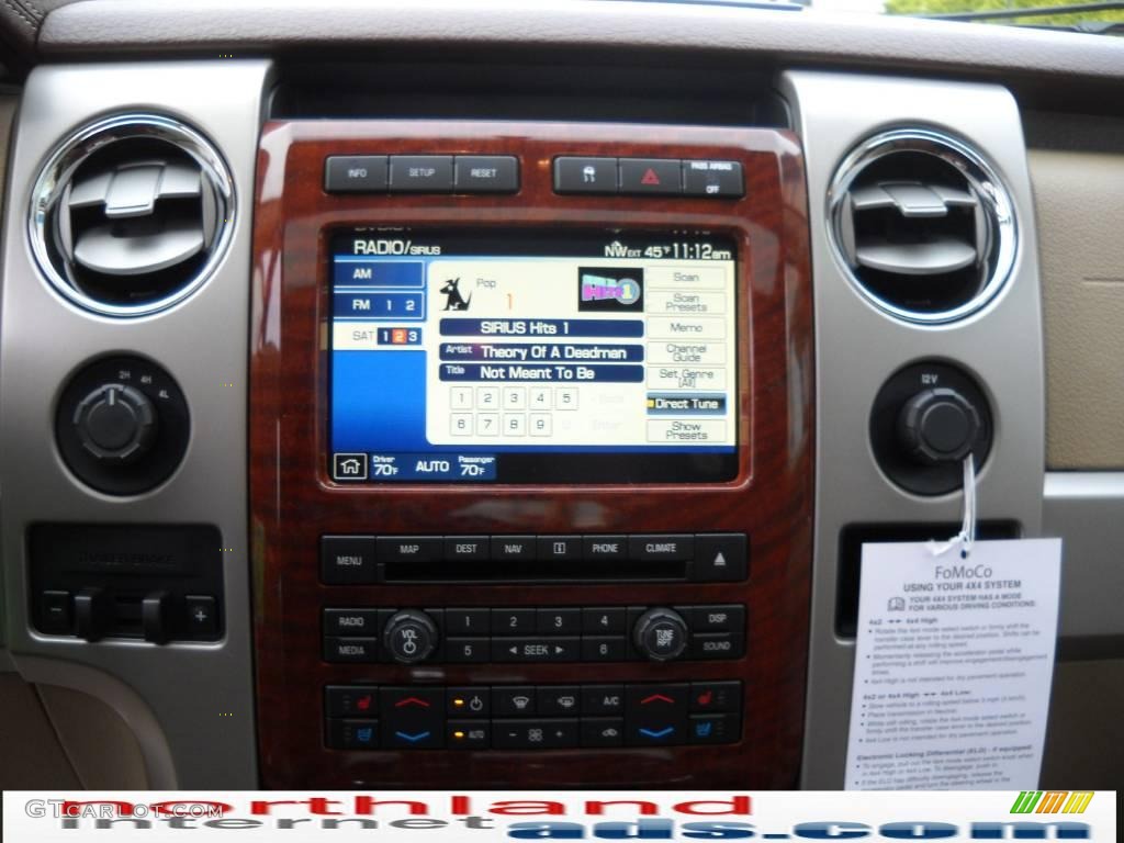 2010 F150 King Ranch SuperCrew 4x4 - Tuxedo Black / Chapparal Leather photo #17