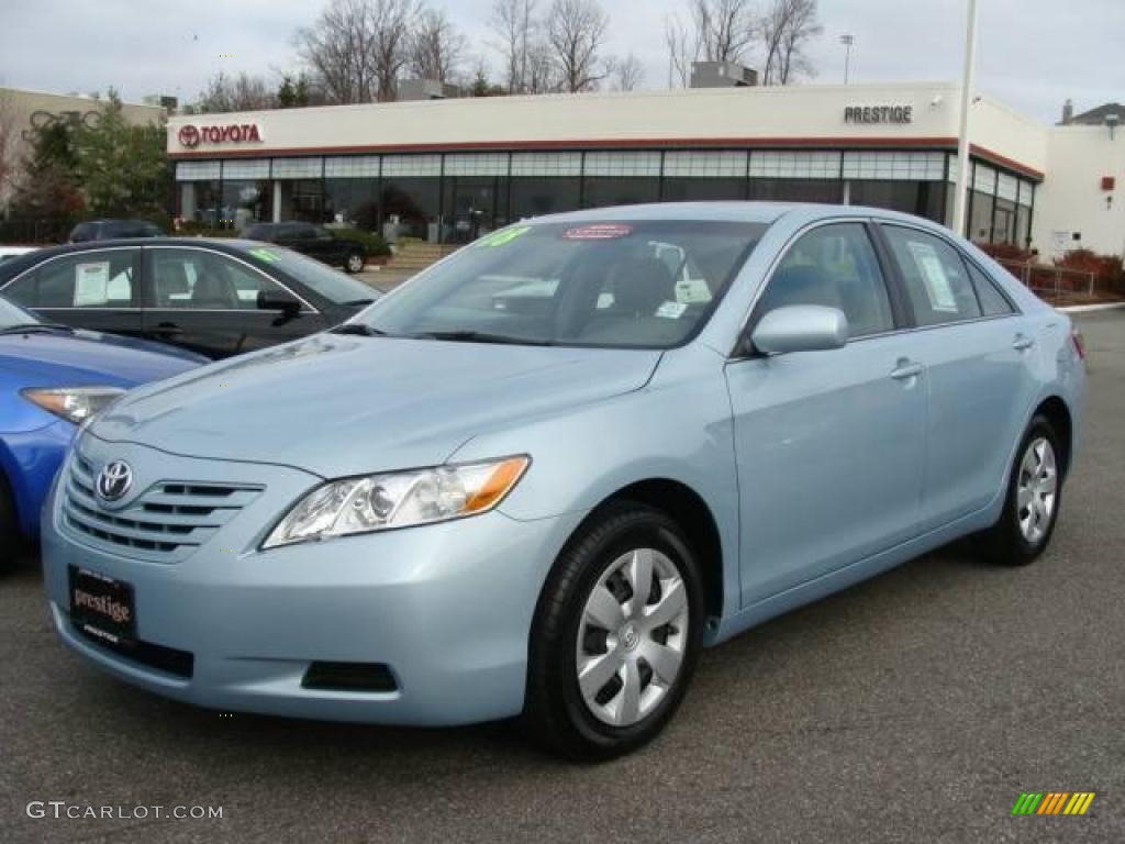 2008 Camry LE - Sky Blue Pearl / Ash photo #1