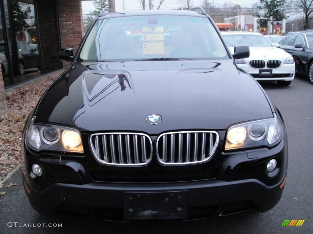 2007 X3 3.0si - Jet Black / Black photo #2