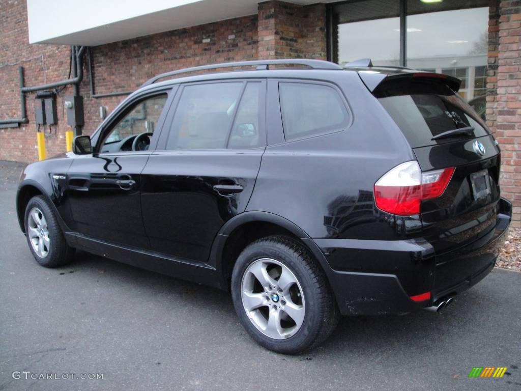 2007 X3 3.0si - Jet Black / Black photo #4