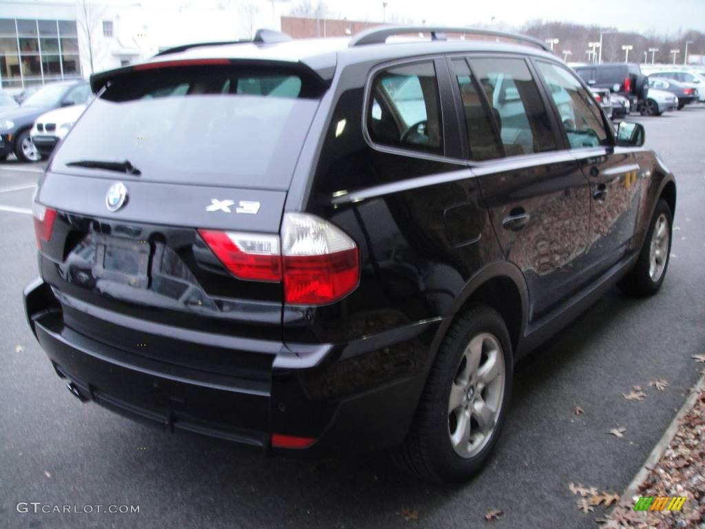 2007 X3 3.0si - Jet Black / Black photo #6