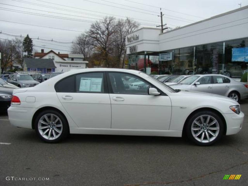 2007 7 Series 750i Sedan - Alpine White / Black photo #1