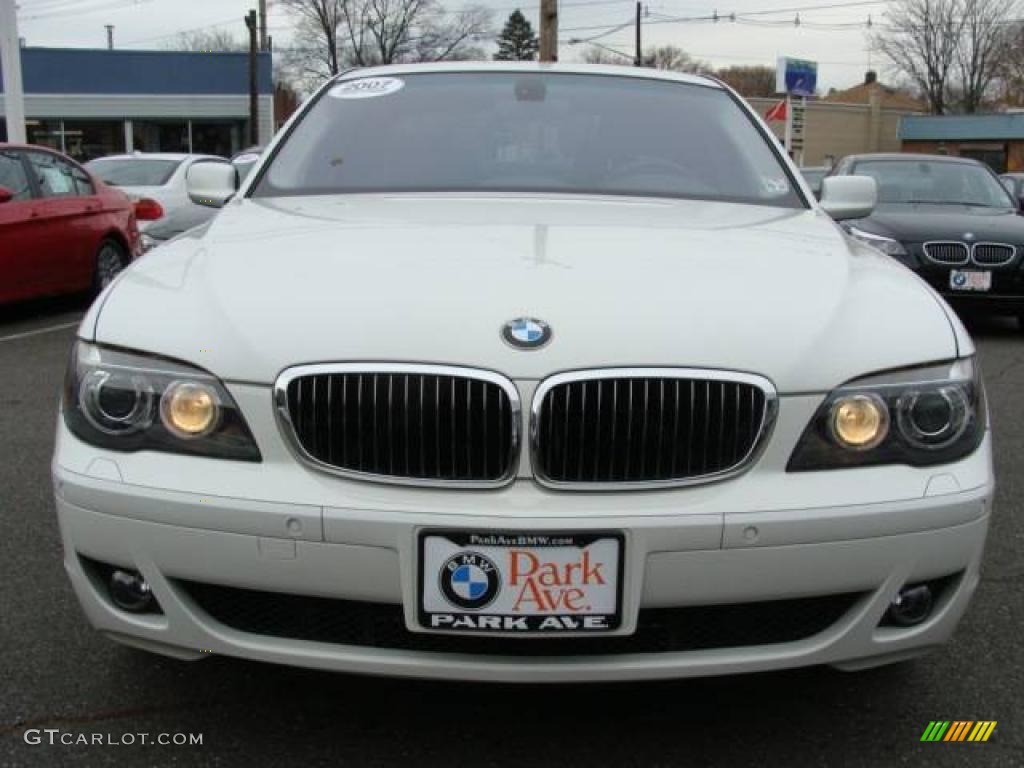 2007 7 Series 750i Sedan - Alpine White / Black photo #3
