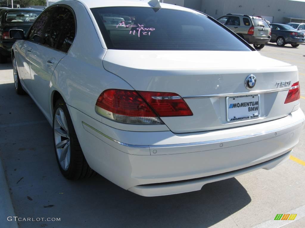 2007 7 Series 750i Sedan - Alpine White / Beige photo #2