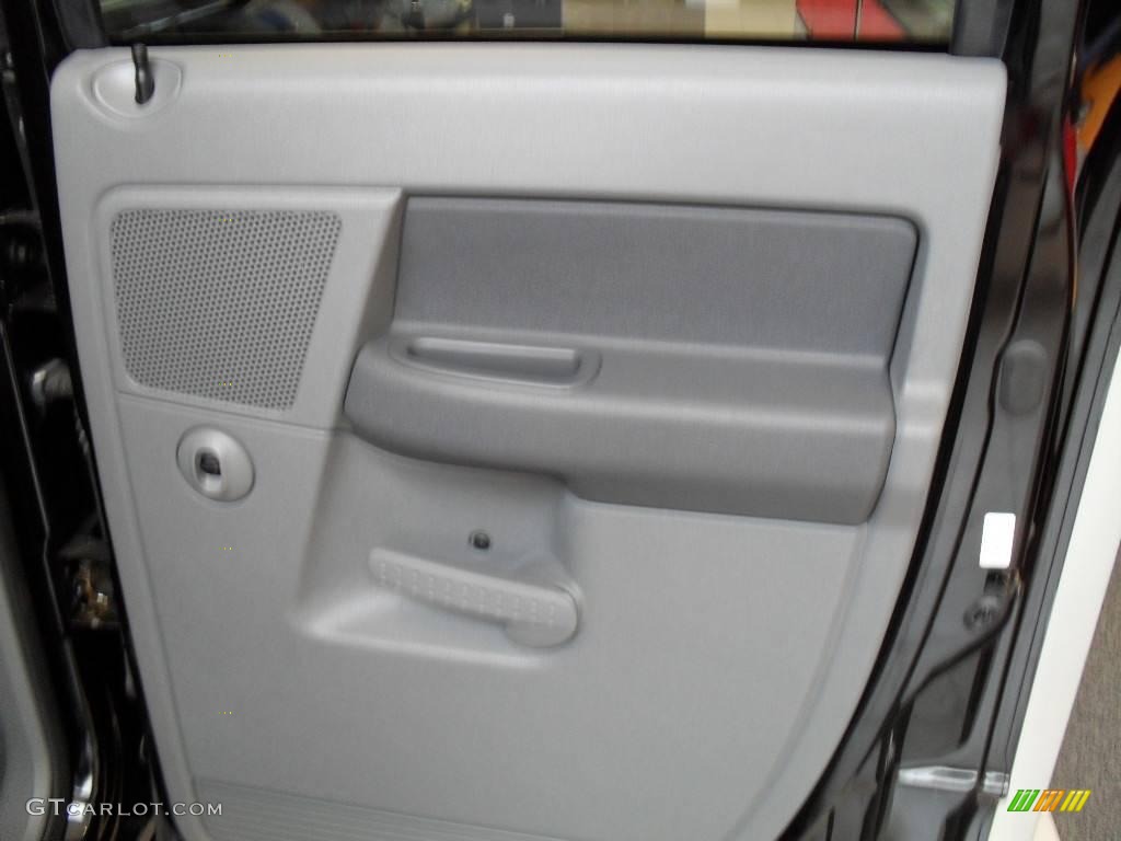 2006 Ram 1500 Big Horn Edition Quad Cab - Brilliant Black Crystal Pearl / Medium Slate Gray photo #21