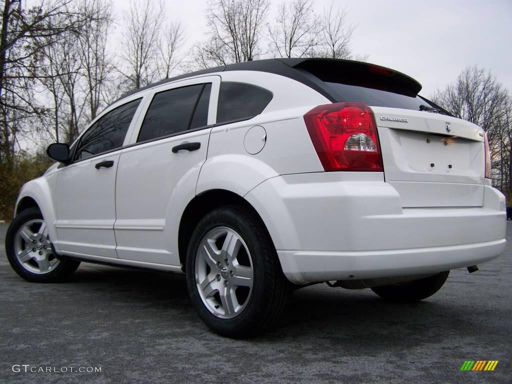 2007 Caliber SXT - Stone White / Pastel Slate Gray photo #4