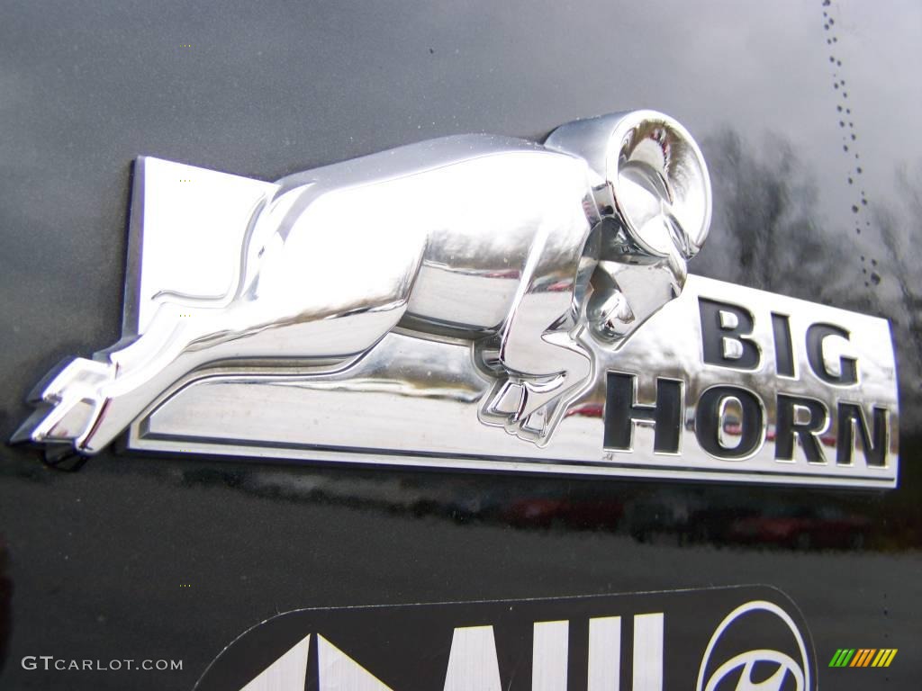 2008 Ram 1500 Big Horn Edition Quad Cab 4x4 - Brilliant Black Crystal Pearl / Medium Slate Gray photo #7