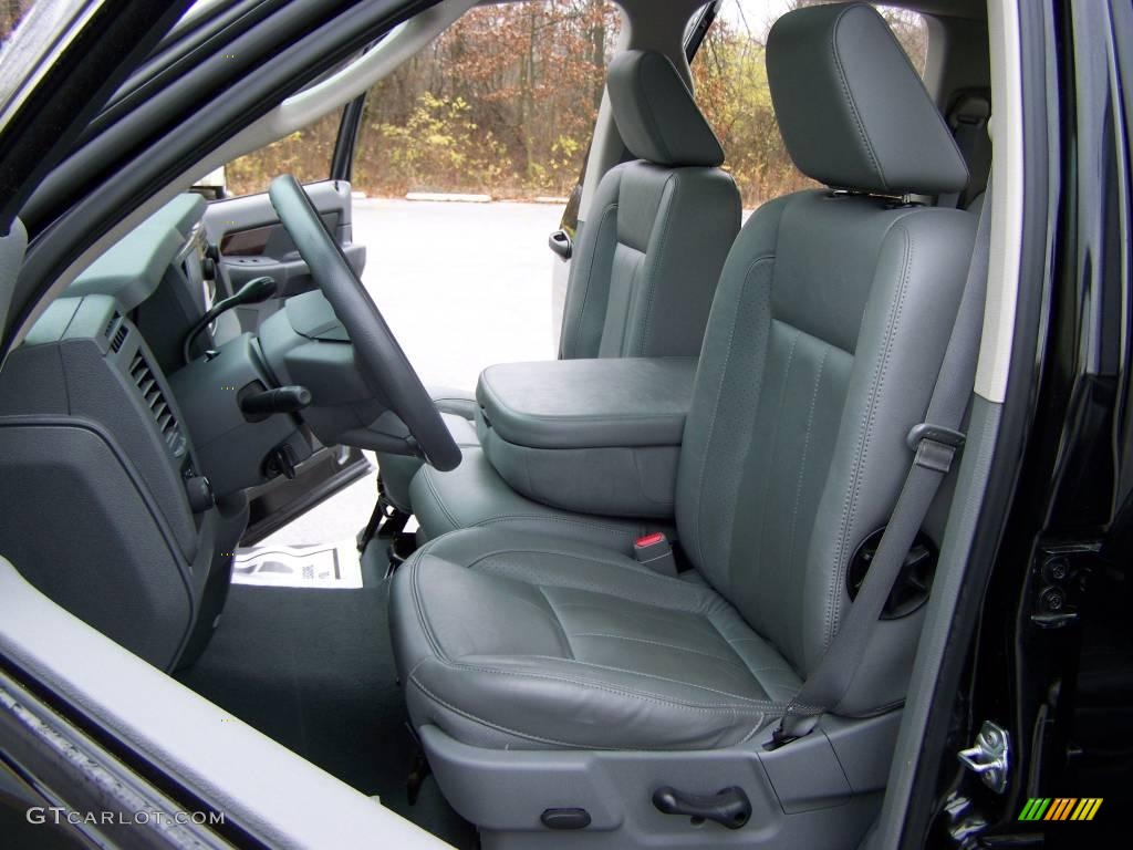 2008 Ram 1500 Big Horn Edition Quad Cab 4x4 - Brilliant Black Crystal Pearl / Medium Slate Gray photo #11