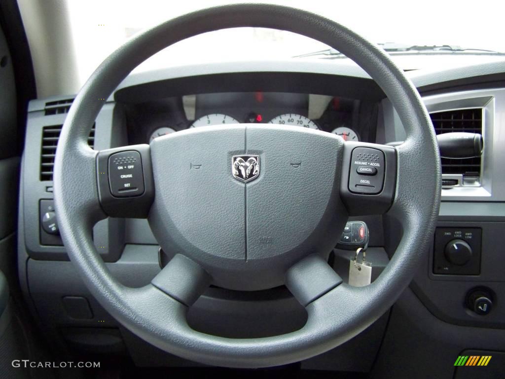 2008 Ram 1500 Big Horn Edition Quad Cab 4x4 - Brilliant Black Crystal Pearl / Medium Slate Gray photo #23