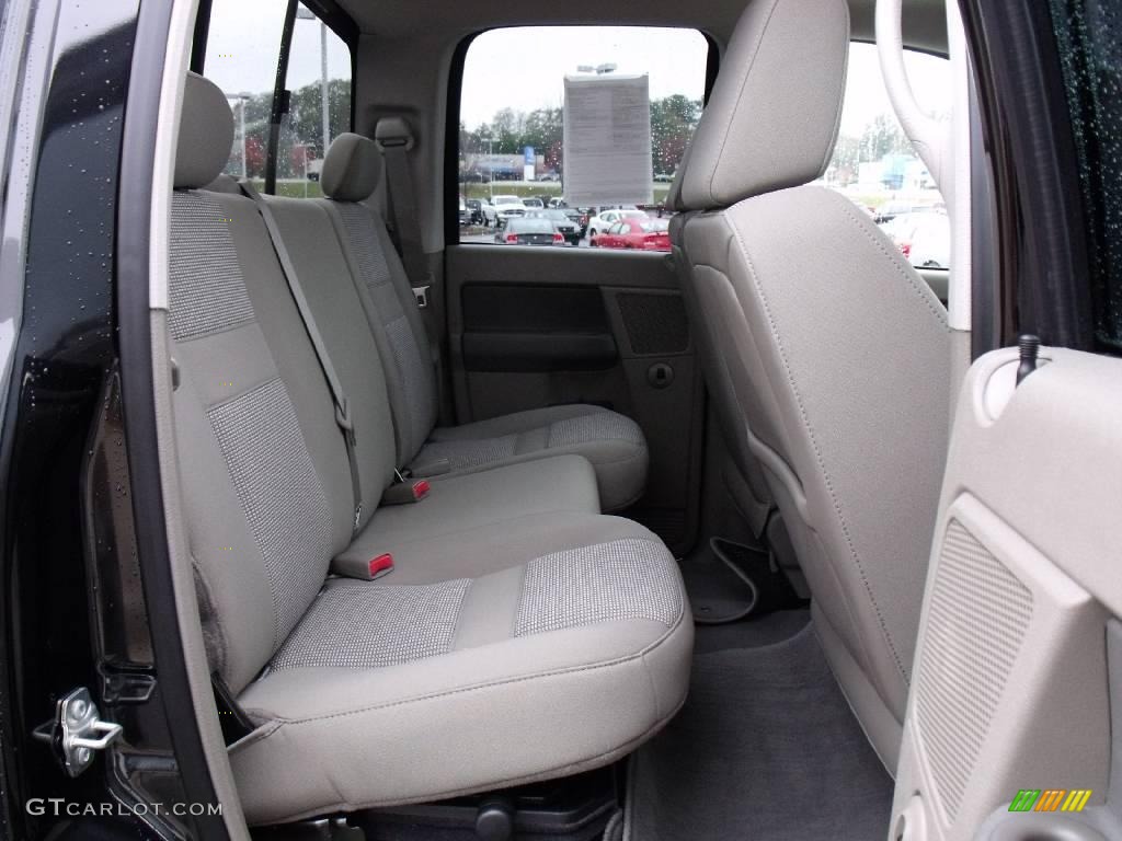 2008 Ram 1500 Big Horn Edition Quad Cab - Brilliant Black Crystal Pearl / Medium Slate Gray photo #20