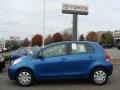 2010 Blazing Blue Pearl Toyota Yaris 5 Door Liftback  photo #3