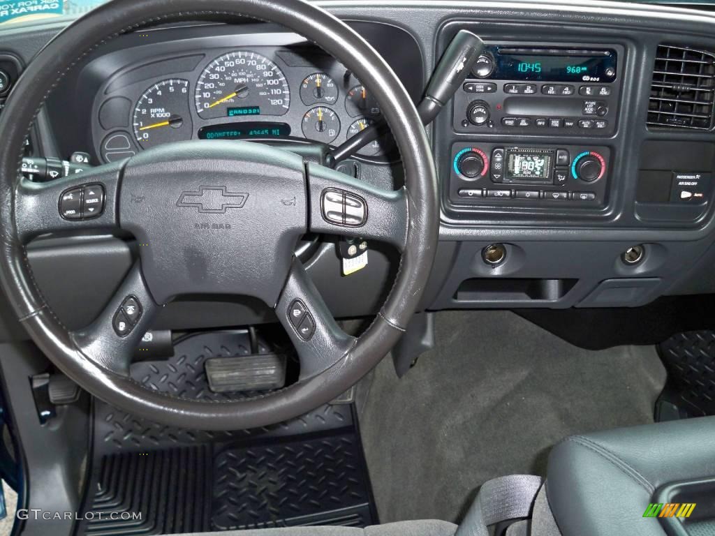 2003 Silverado 1500 Z71 Extended Cab 4x4 - Dark Blue Metallic / Dark Charcoal photo #6