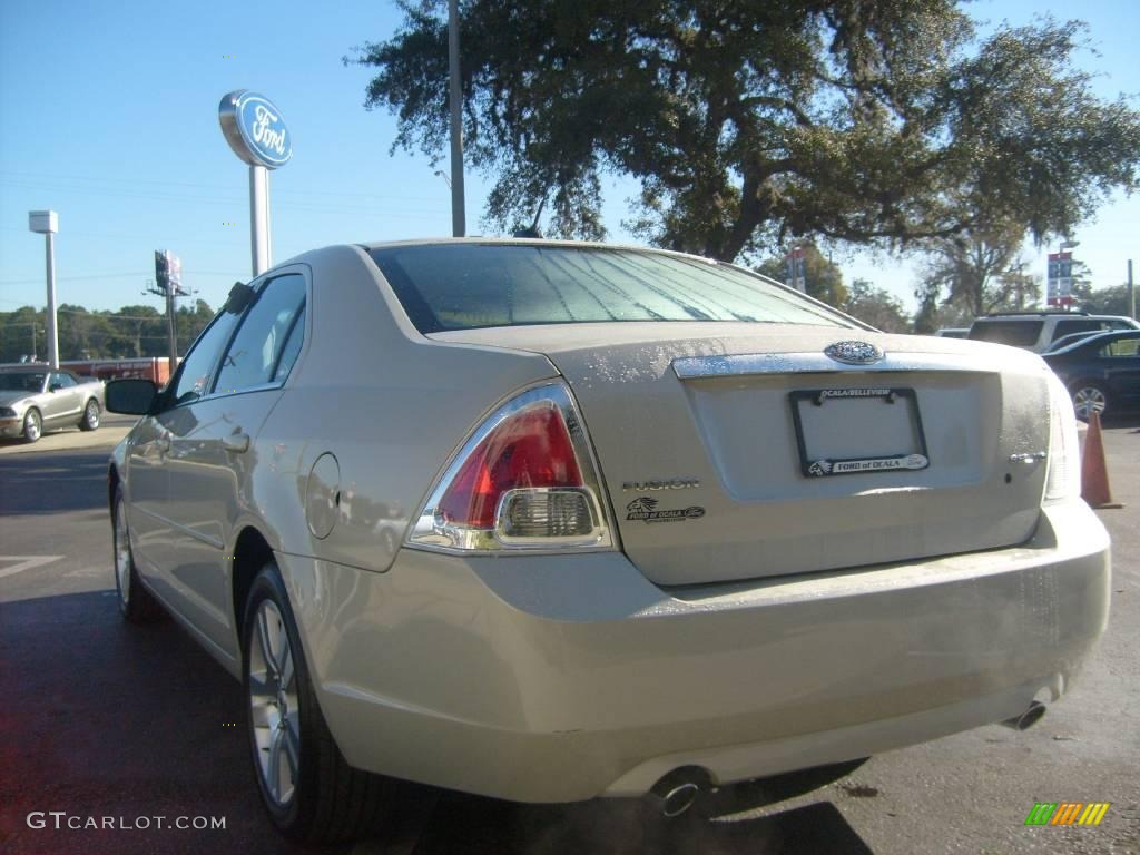 2008 Fusion SEL V6 - Light Sage Metallic / Medium Light Stone photo #5