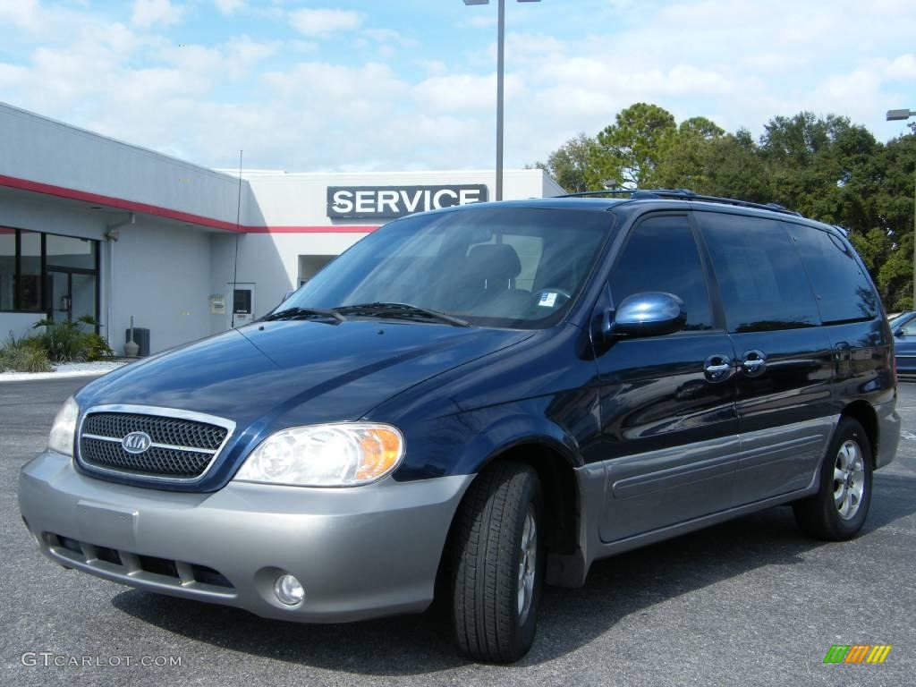 Imperial Blue Kia Sedona